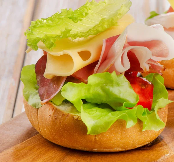 Healthy sandwich — Stock Photo, Image