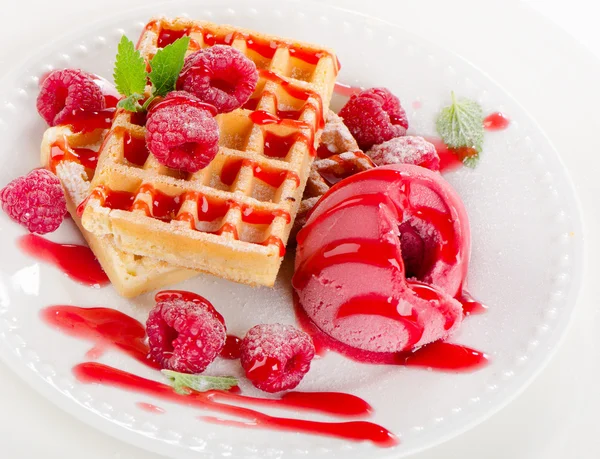 Belgische Waffeln — Stockfoto