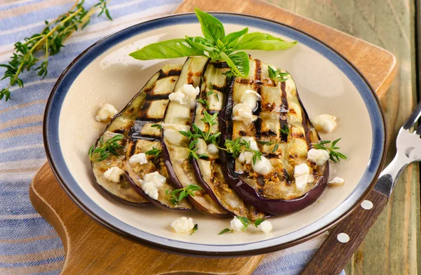 Grillad aubergine — Stockfoto