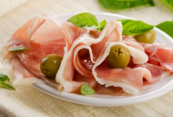 Gerookte ham — Stockfoto