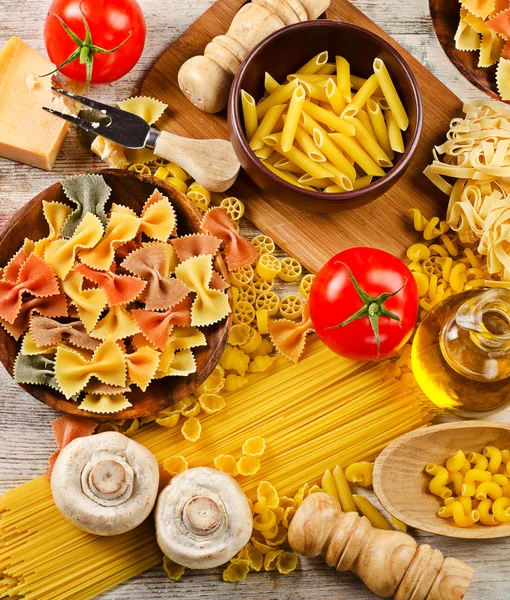 Pastas italianas — Foto de Stock