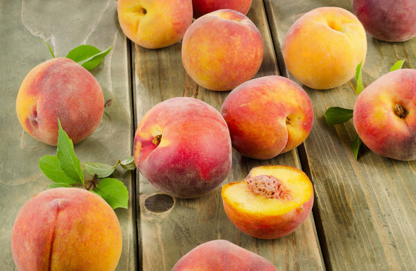 Fresh peaches