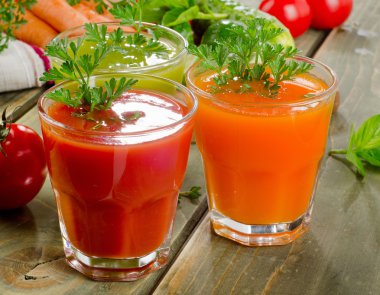 sağlıklı sebze suları