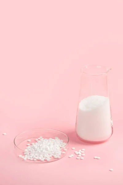 Sugar Substitute Color Background Diabetic Concept — Stock Photo, Image