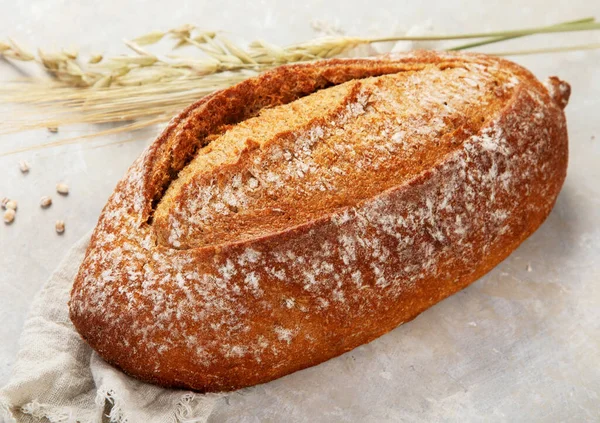 Bread Assortment Neutral Background Fresh Homemade Pastry — Foto de Stock