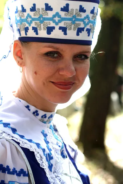 Белоруська співачка — стокове фото
