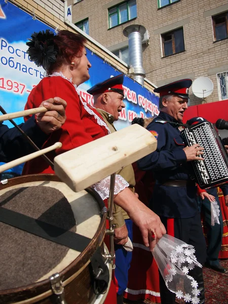 Cossack ensemble performance — Stock Photo, Image