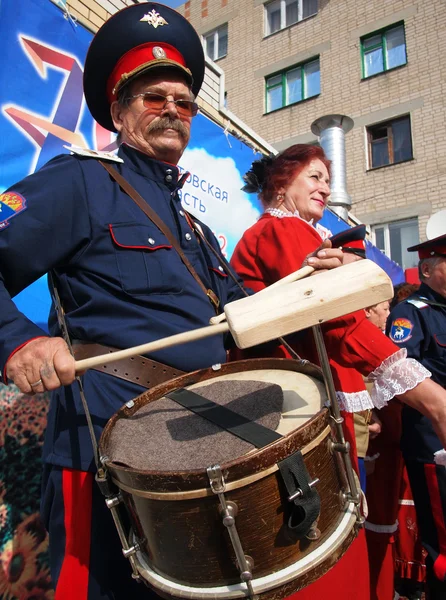 Kozakken ensemble prestaties — Stockfoto