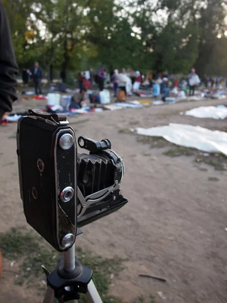 กล้องถ่ายภาพวินเทจ — ภาพถ่ายสต็อก