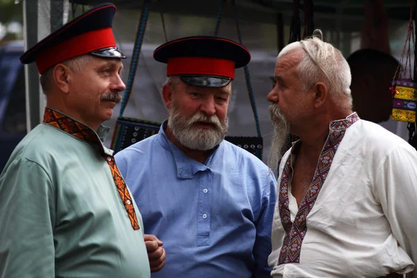 Zaporizhia cosaco conversaciones con los cosacos Don —  Fotos de Stock