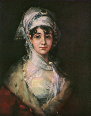 Francisco de goya, 1746-1828, antonia zarate, portresi CIR