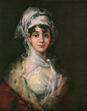Francisco de Goya, 1746 - 1828, Portrait of Antonia Zarate, cir clipart