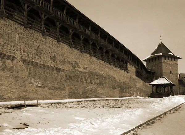 Medieval Ljubart fortress in Lutsk, Ukraine — Stock Photo, Image