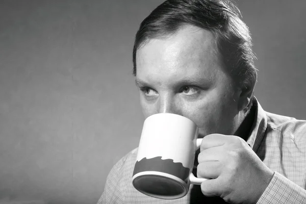 Drinking tea — Stock Photo, Image