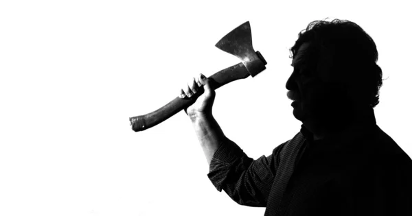 Man with ax — Stock Photo, Image