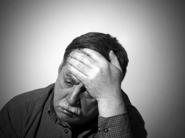 Tired middle-aged man — Stock Photo, Image