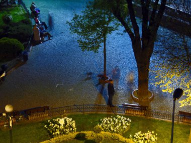 Sultan ahmet Parkı'nda gece