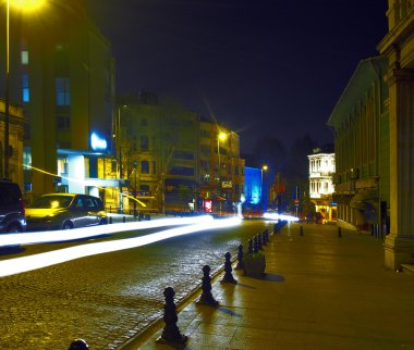 eski şehrin gece, istanbul, Türkiye