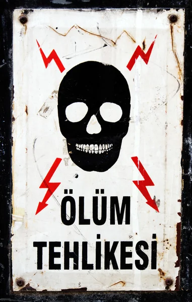 Danger electricity — Stock Photo, Image