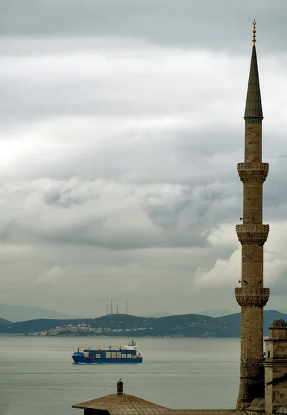 Mesquita Azul, Bósforo, Istambul, Turquia — Fotografia de Stock