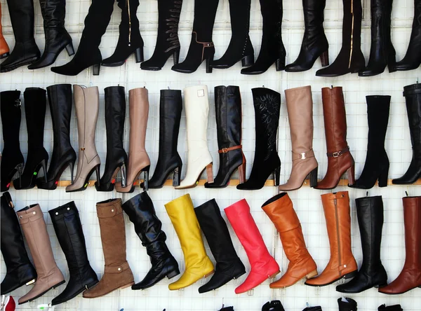 Botas para venda — Fotografia de Stock