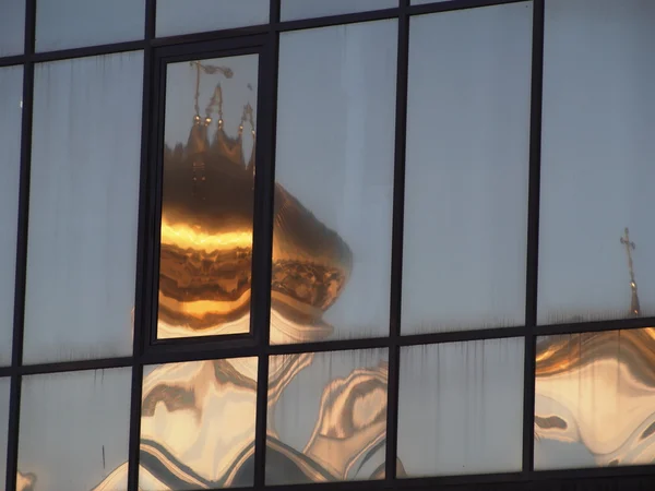 Church reflection — Stock Photo, Image