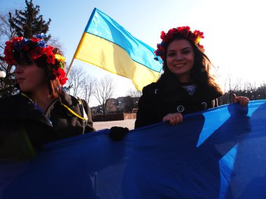 lugansk anty savaş ralli