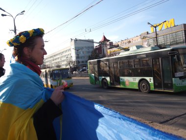 lugansk anty savaş ralli