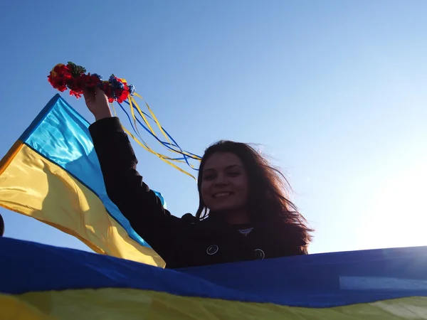 Lugansk anty savaş ralli — Stok fotoğraf