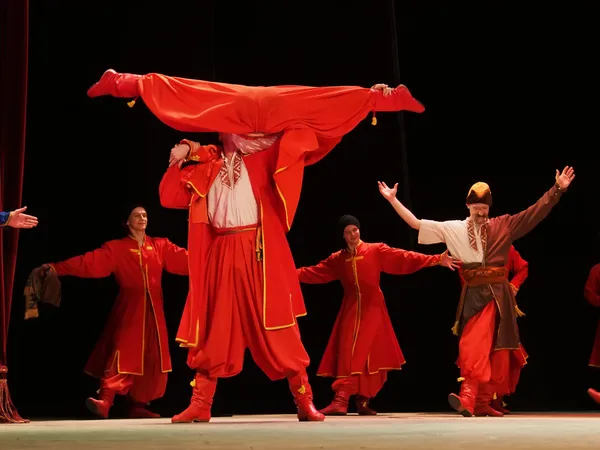 Украинский ансамбль народного танца имени П.Вирского — стоковое фото