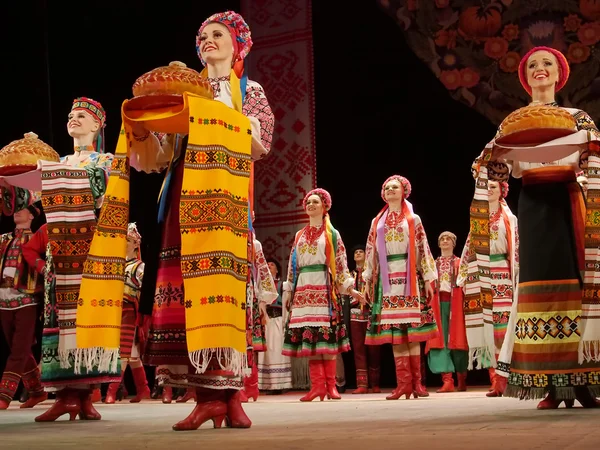 Ensemble ucraniano de dança popular nacional nomeado após P.Virsky — Fotografia de Stock