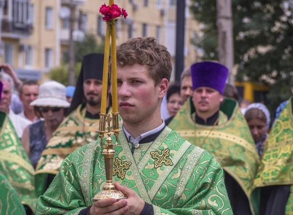 Religious leaders pray for peace in Luhansk — Stock Photo, Image