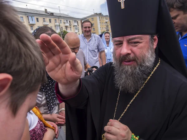 Líderes religiosos rezan por la paz en Luhansk — Foto de Stock