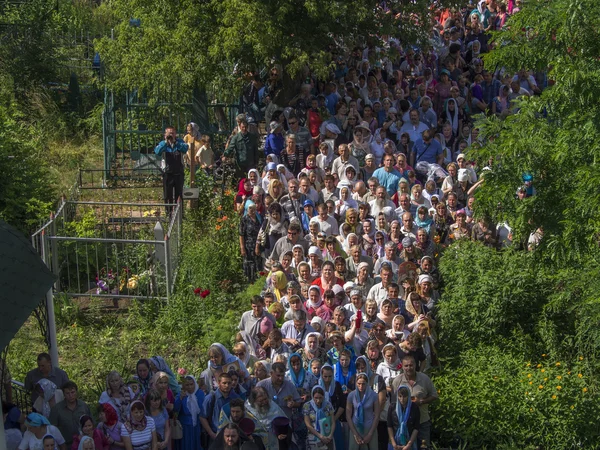 Procesión religiosa ortodoxa — Foto de Stock