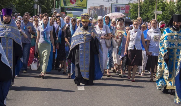 Procissão religiosa ortodoxa — Fotografia de Stock