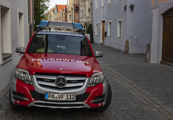 Vilshofen Der Donau Bavière Allemagne Avril 2022 Vus Pompier Mercedes — Photo