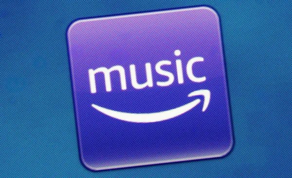 Bavorsko Německo Dubna 2022 Logo Aplikace Amazon Music Zobrazeno Obrazovce — Stock fotografie
