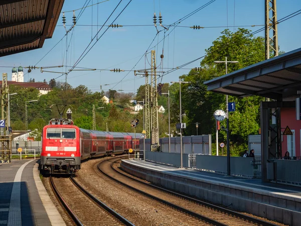 Vilshofen Vilshofen Sur Danuba Bavière Allemagne Mai 2022 Train Banlieue — Photo