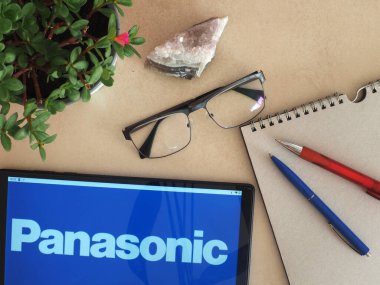 Garham, Bavaria, Germany - August 14, 2022: In this photo illustration, Panasonic Corporation logo seen displayed on a tablet