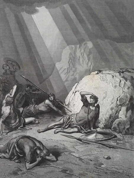 Omvandling Saul Illustration Gustave Dore Från Den Tredje Upplagan Bibeln — Stockfoto