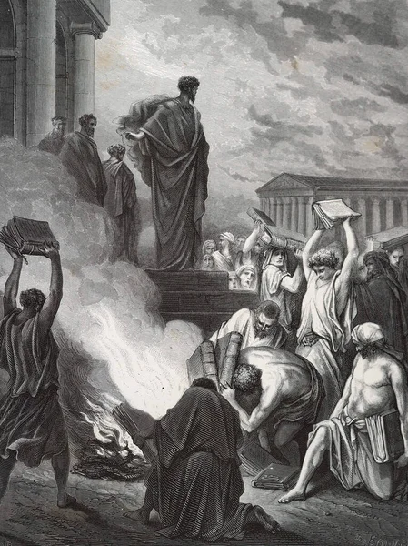 Paulus Ephesus Illustration Von Gustave Dore Aus Der Dritten Ausgabe — Stockfoto