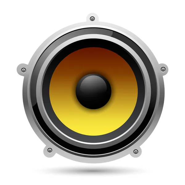 Altoparlante audio — Vettoriale Stock