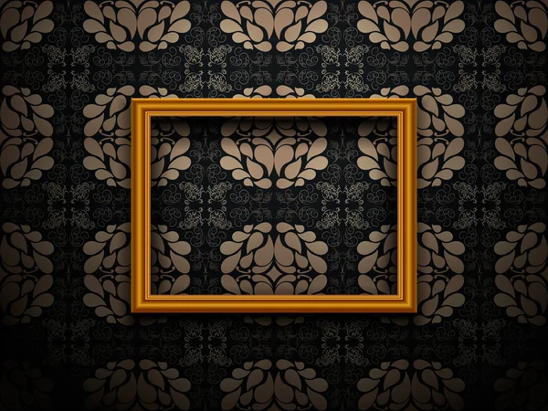 Gold Picture Frame — 스톡 사진