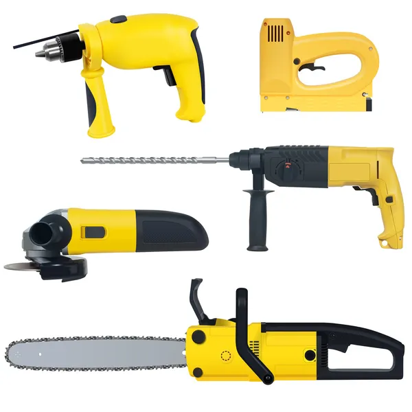 Power tools set — Stock vektor