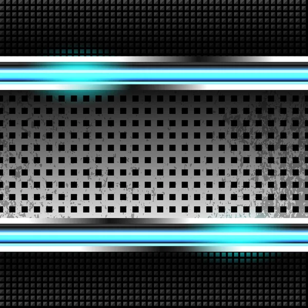 Abstracte metalen achtergrond — Stockvector