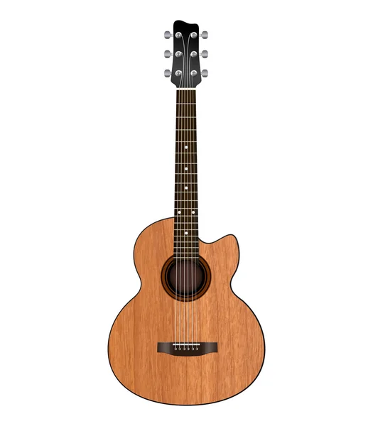 Guitarra acústica — Vector de stock