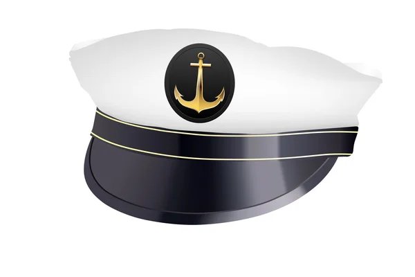 Captain hat — Stock Vector