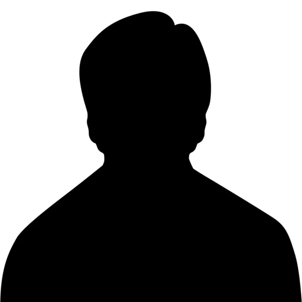 Silhouette d'un homme — Image vectorielle