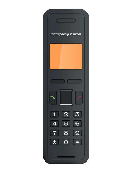 Draadloze telefoon — Stockvector