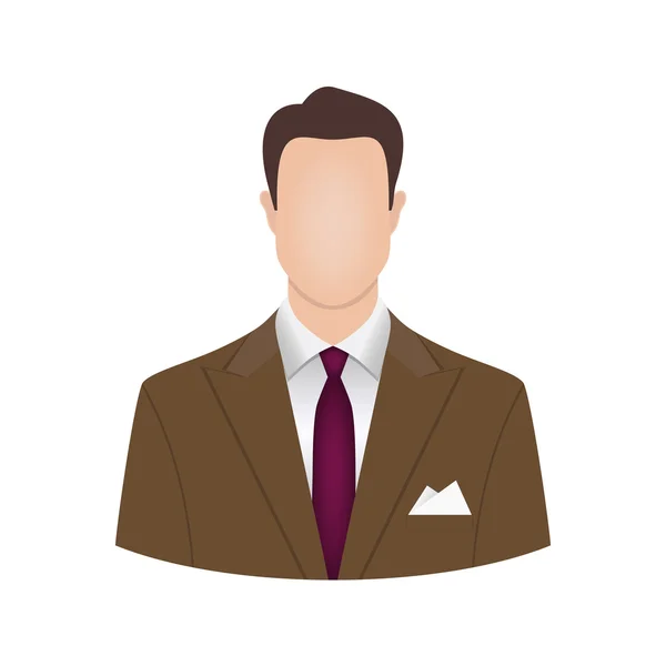 Businessman avatar — Stock Vector